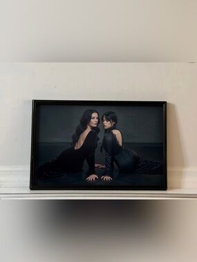 Catherine Zeta-Jones Jenna Ortega Wednesday Adams Poster